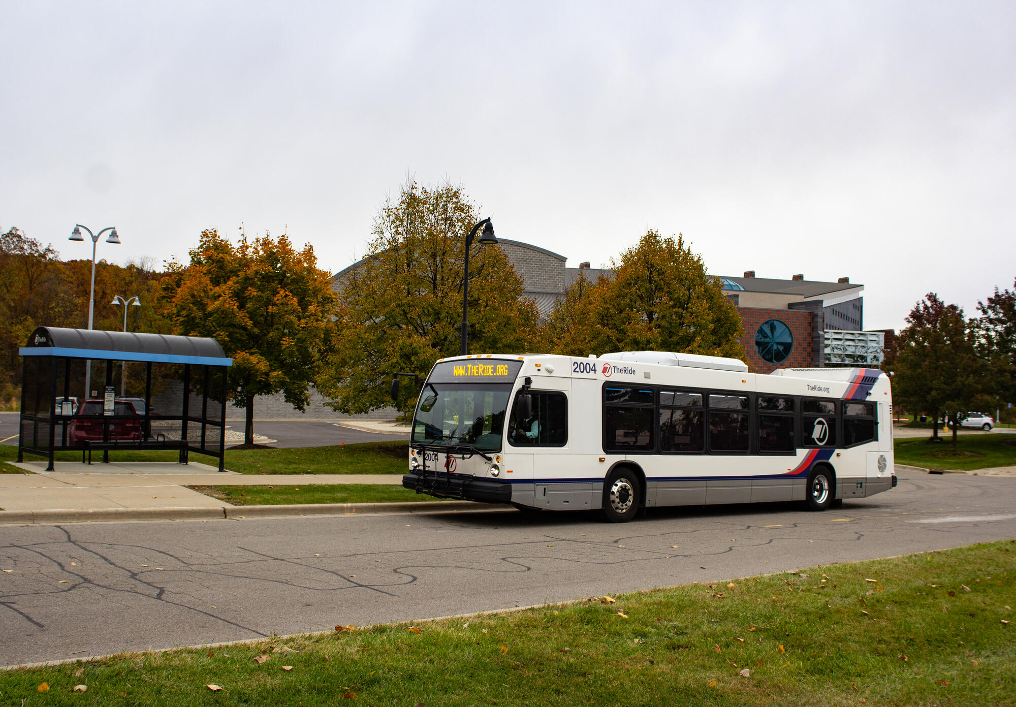 bus at Ypsilanti District Library