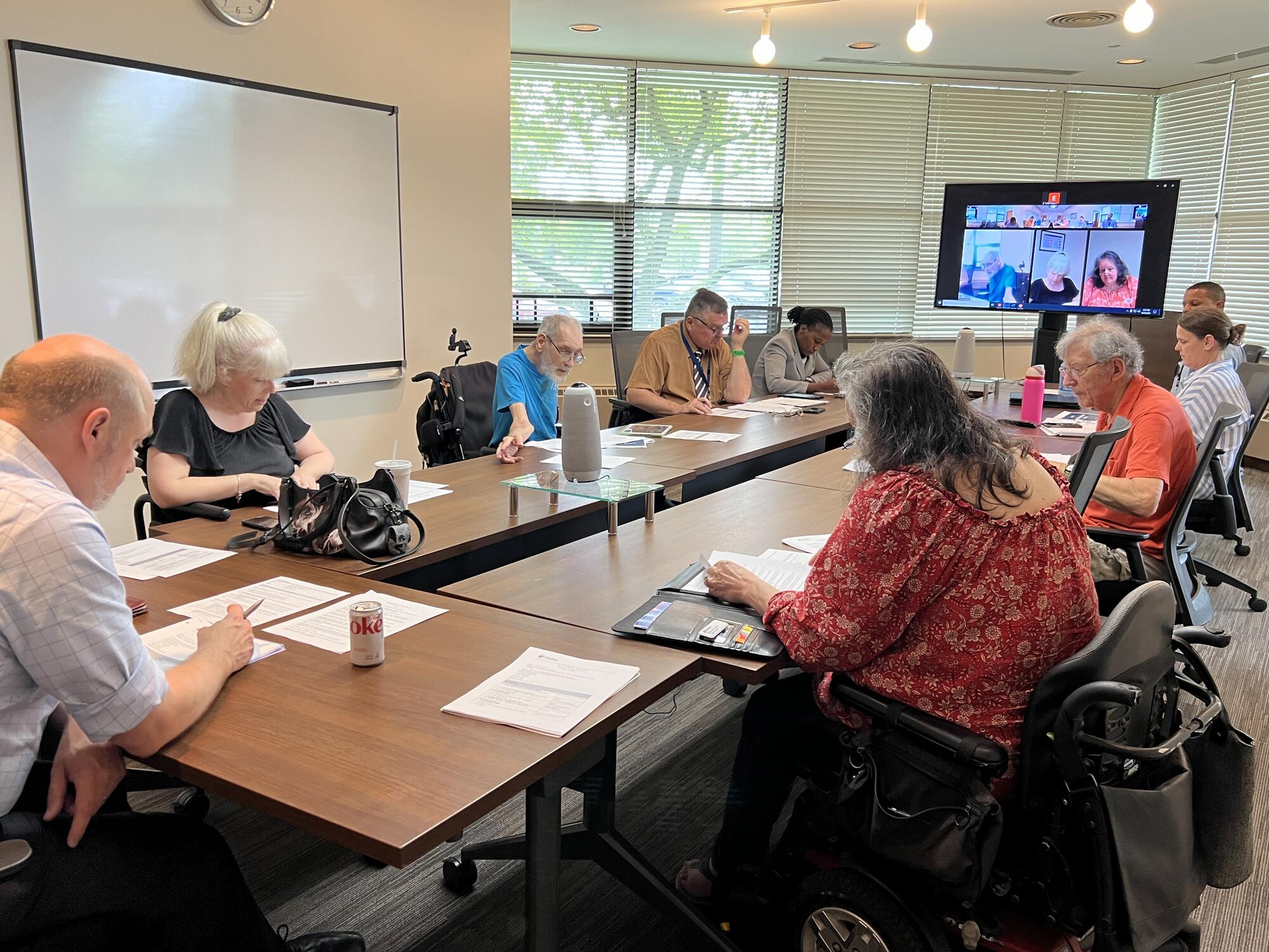 photo of LAC meeting in progress