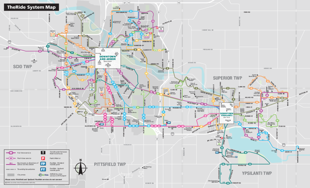 Maps Schedules Theride