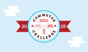 Decorative Image of Commuter Challenge 2025 Logo