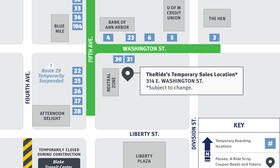 Temp. BTC Boarding Locations