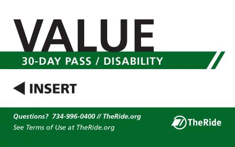 30-Day Value Pass Disability