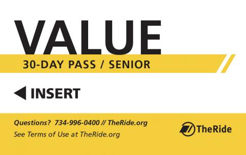 30-Day Value Pass Senior (ages 60-64)